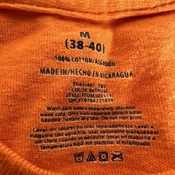 Pumpkin Face T-Shirt Funny Halloween Jack O Lantern Shirt Size Medium - Picture 3 of 3